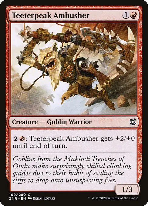 Teeterpeak Ambusher 169/280