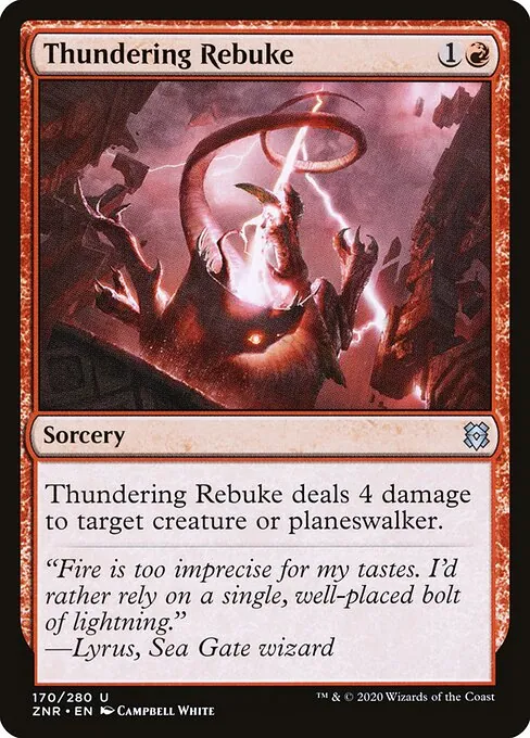 Thundering Rebuke 170/280